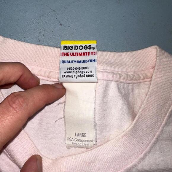 Big Dogs Rock Star GRRRL Girl Y2K VTG T Shirt Bratz Dolls 2000s Pink Cute Punk - Picture 7 of 9